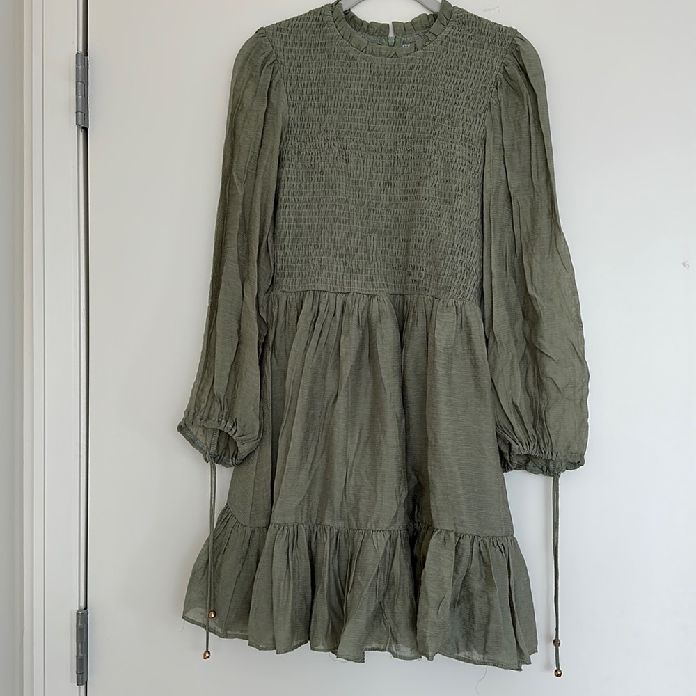Fortunate One Indikah Dreaming For More Dress in color Olive